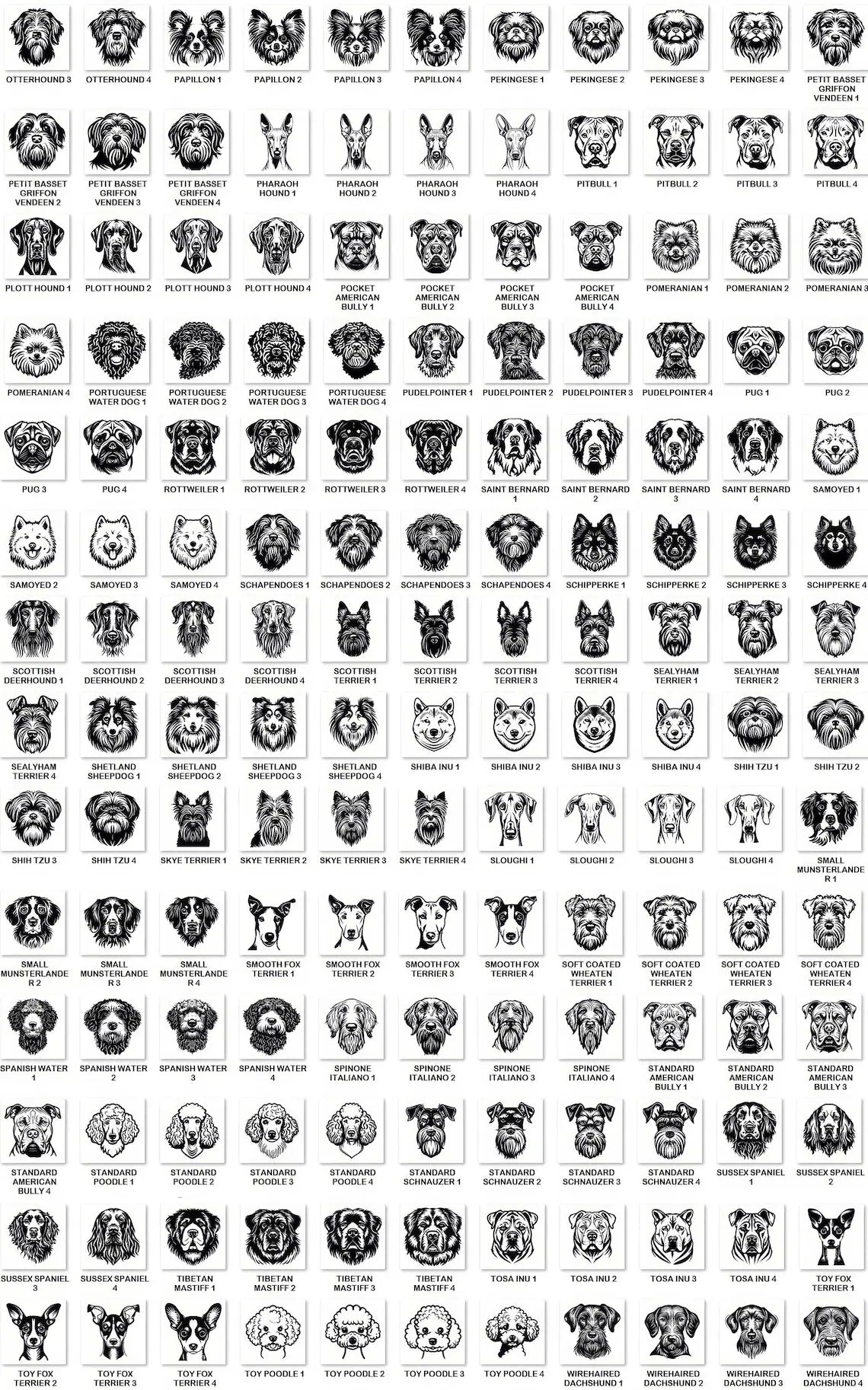 Dog Breed Keychain w/ Name