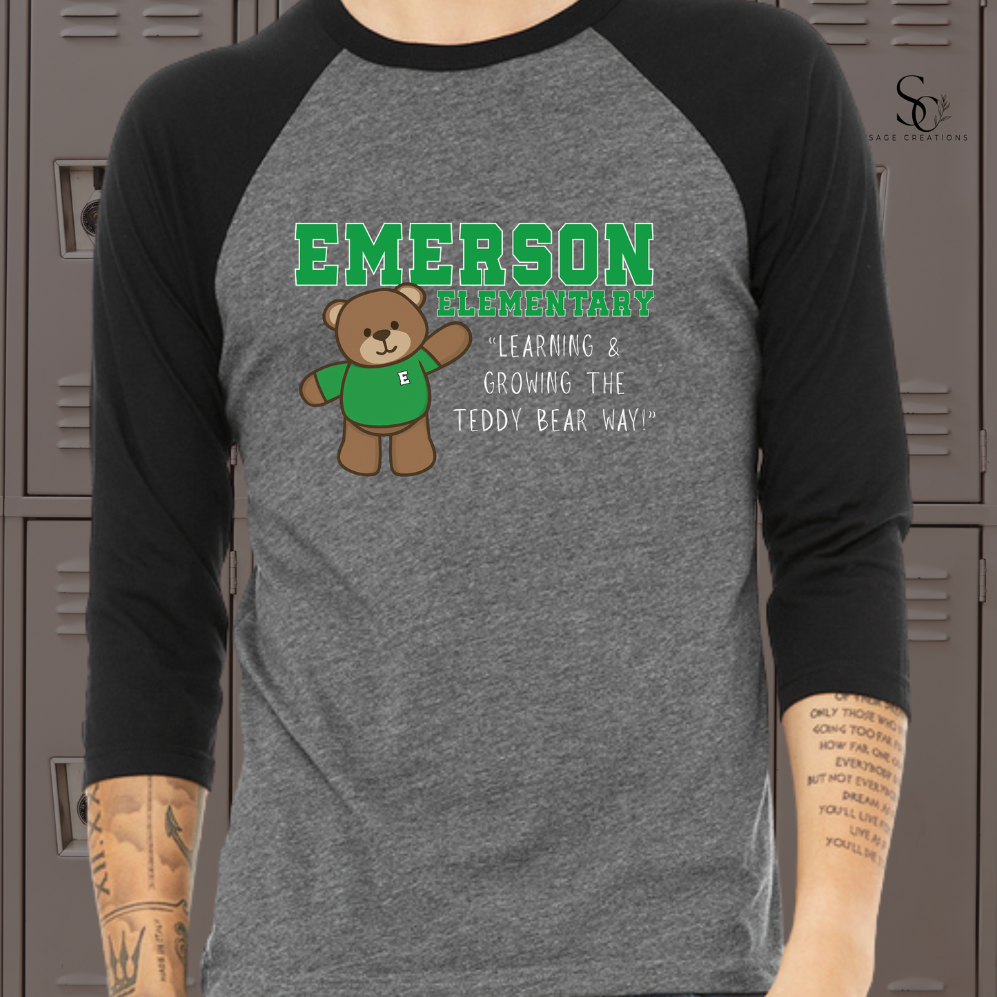 Learning and Growing - Baseball Tee