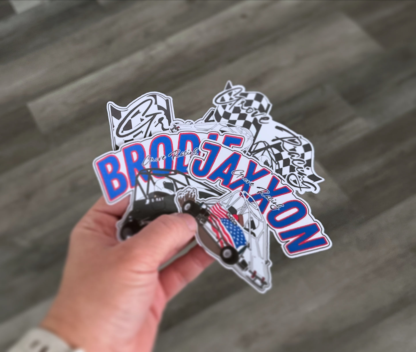 Grove Racing Stickers