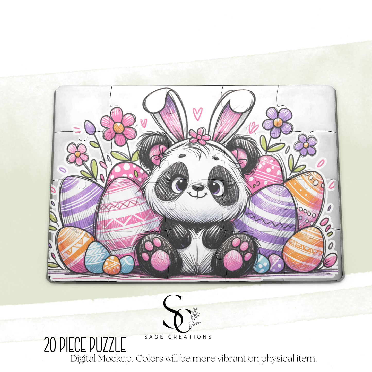 20 Piece Easter Name Puzzle "Girls"