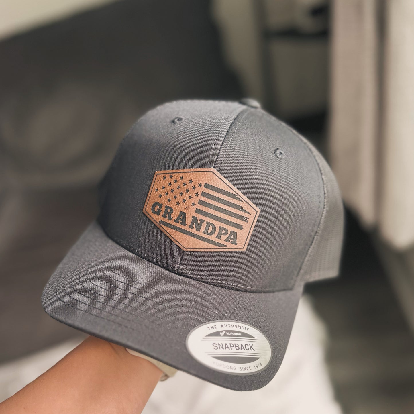 Grandpa - Distressed Flag