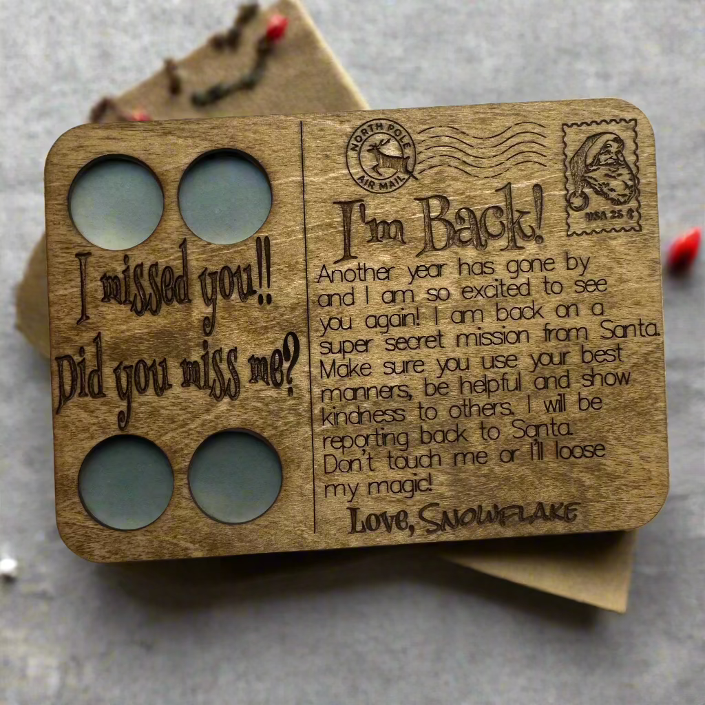 Elf Postcard - IM BACK! Did You Miss Me?