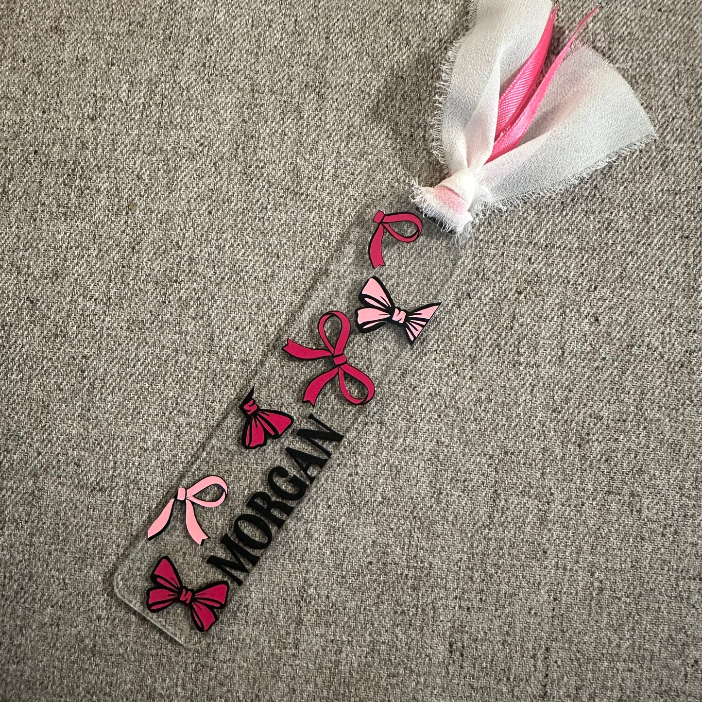 Pink Bows Bookmark