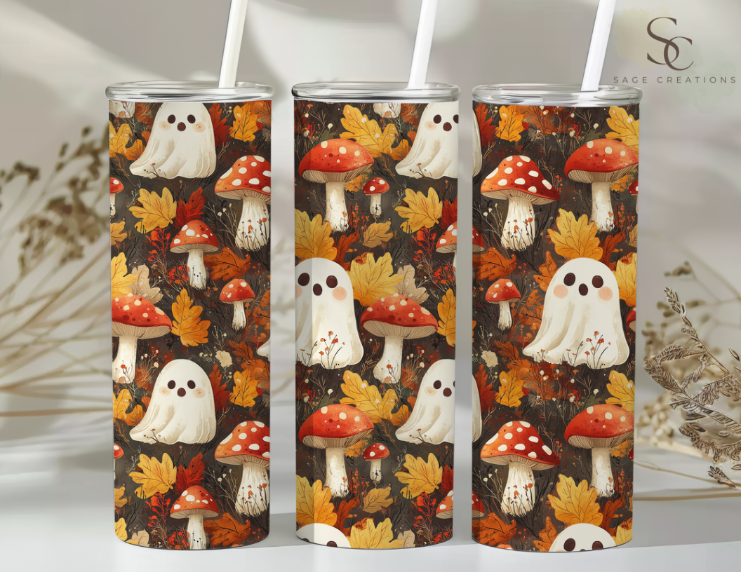 Orange Ghost Mushrooms