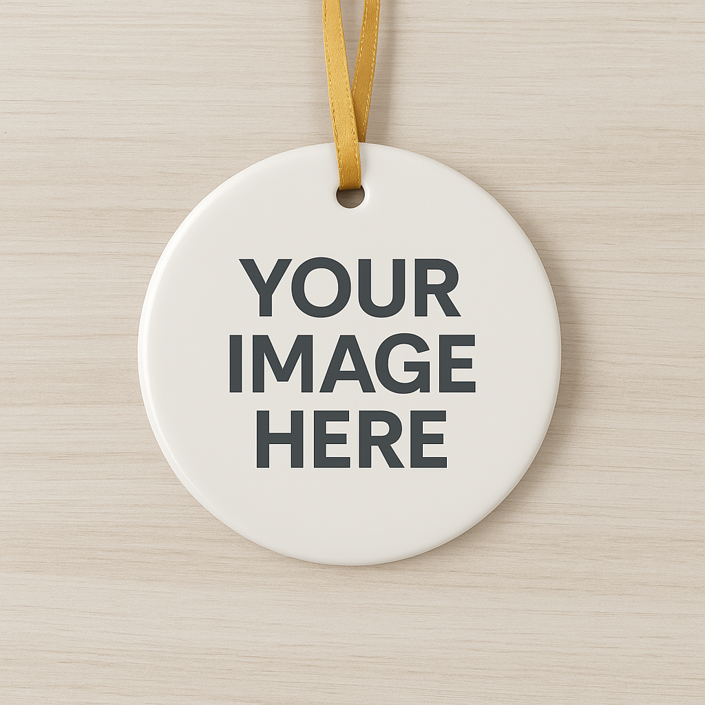 Custom Image 3” round ornament