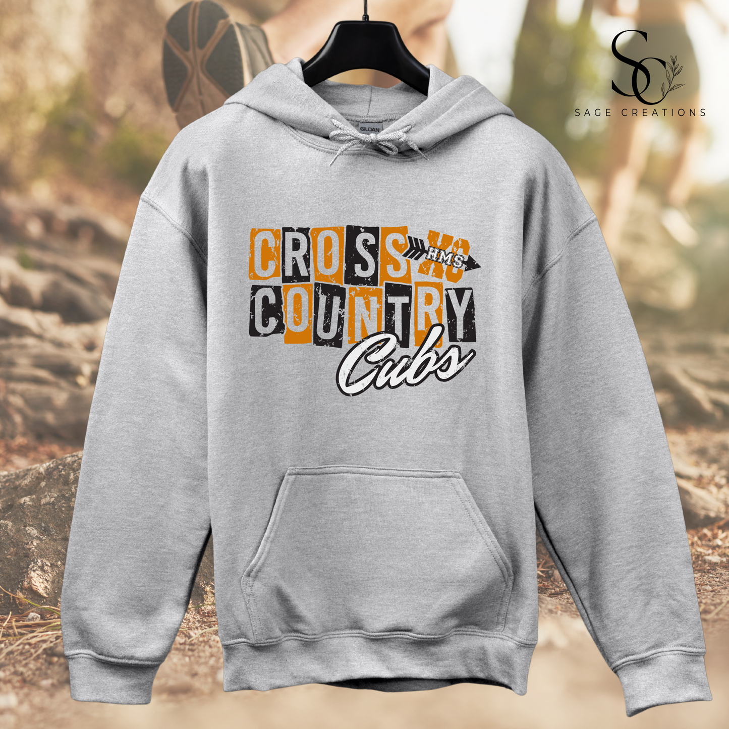 Muted Block Design - Cubs XC