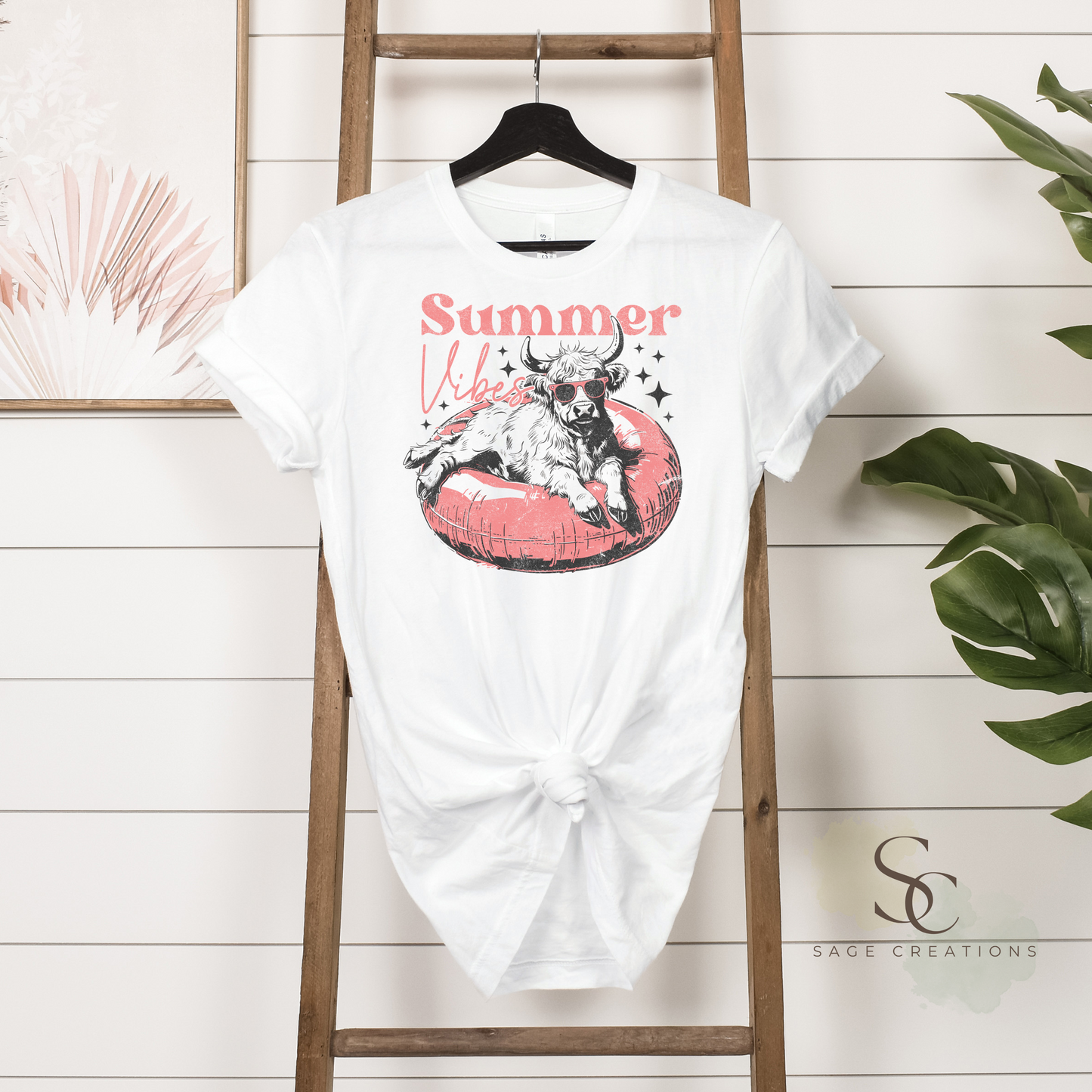 Summer Vibes - Highland Cow