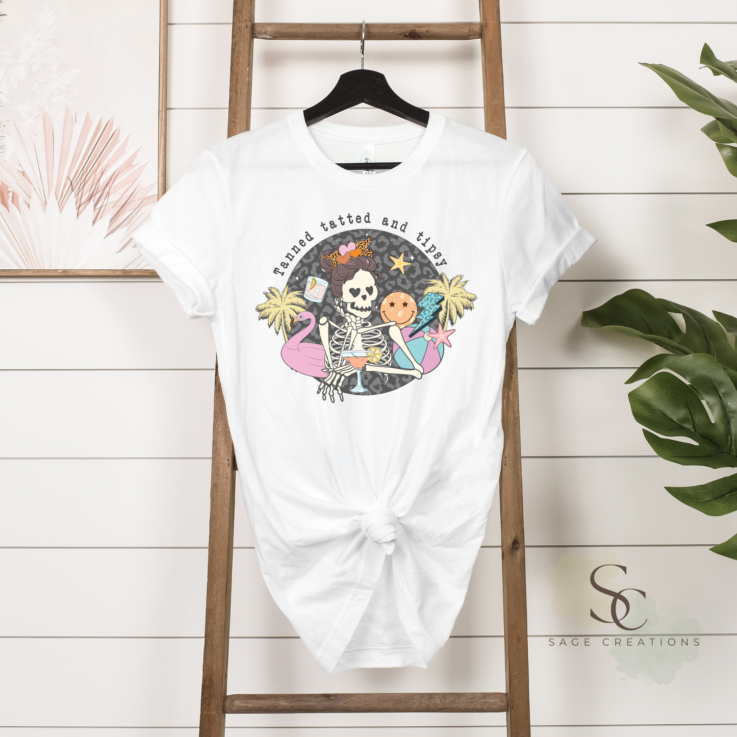 Tanned tatted and tipsy