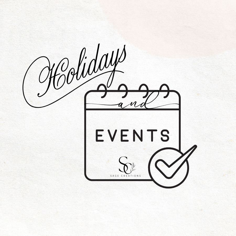 Holidays & Special Occasions