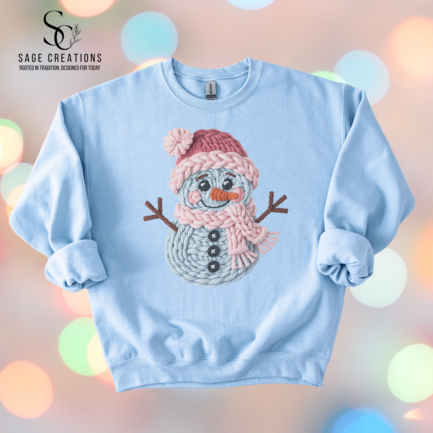 Faux Crochet Snowman/Reindeer