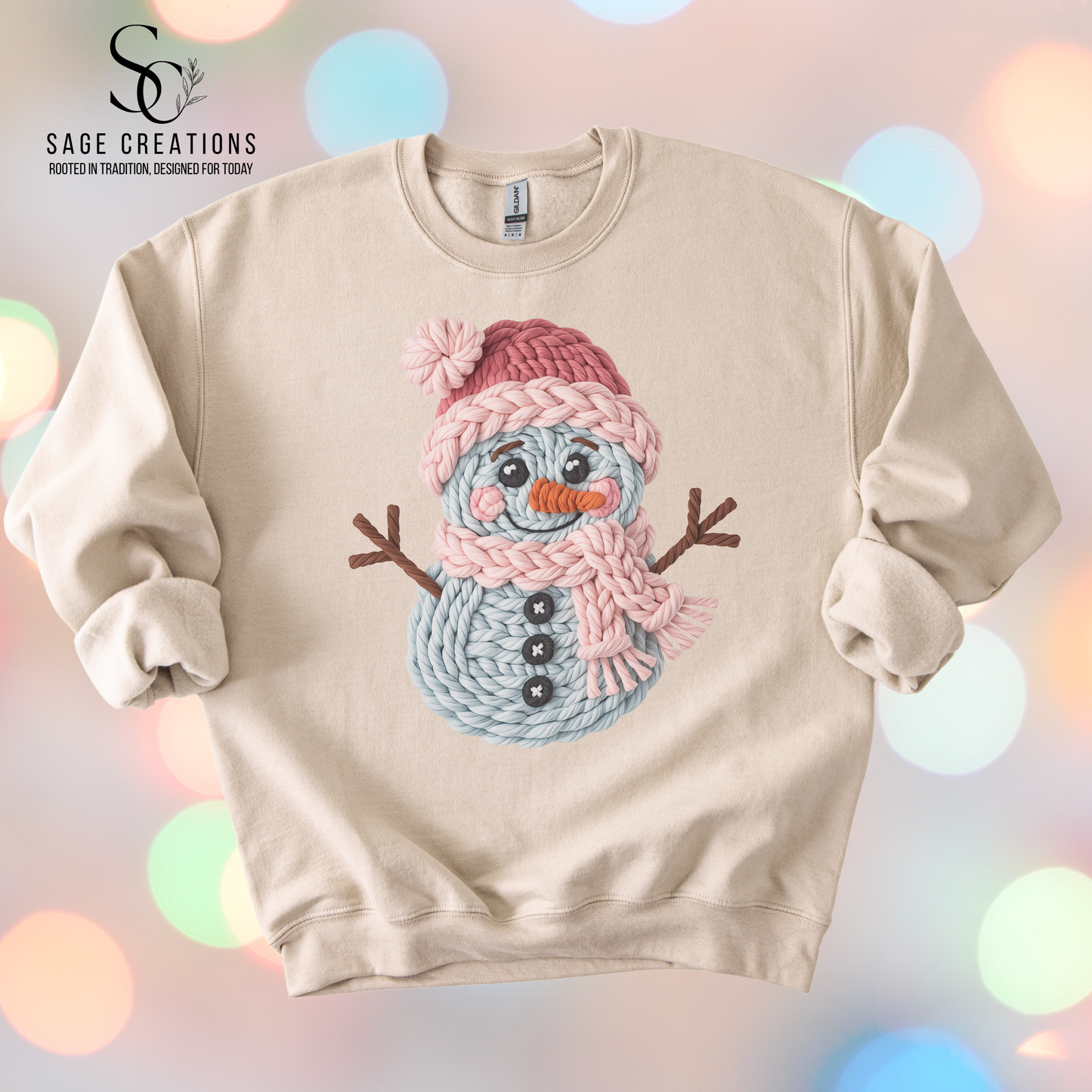 Faux Crochet Snowman/Reindeer