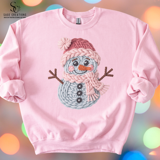 Faux Crochet Snowman/Reindeer