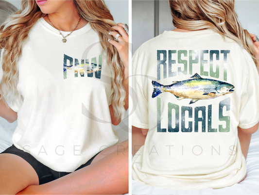 Respect Locals Back Design w/ Pocket