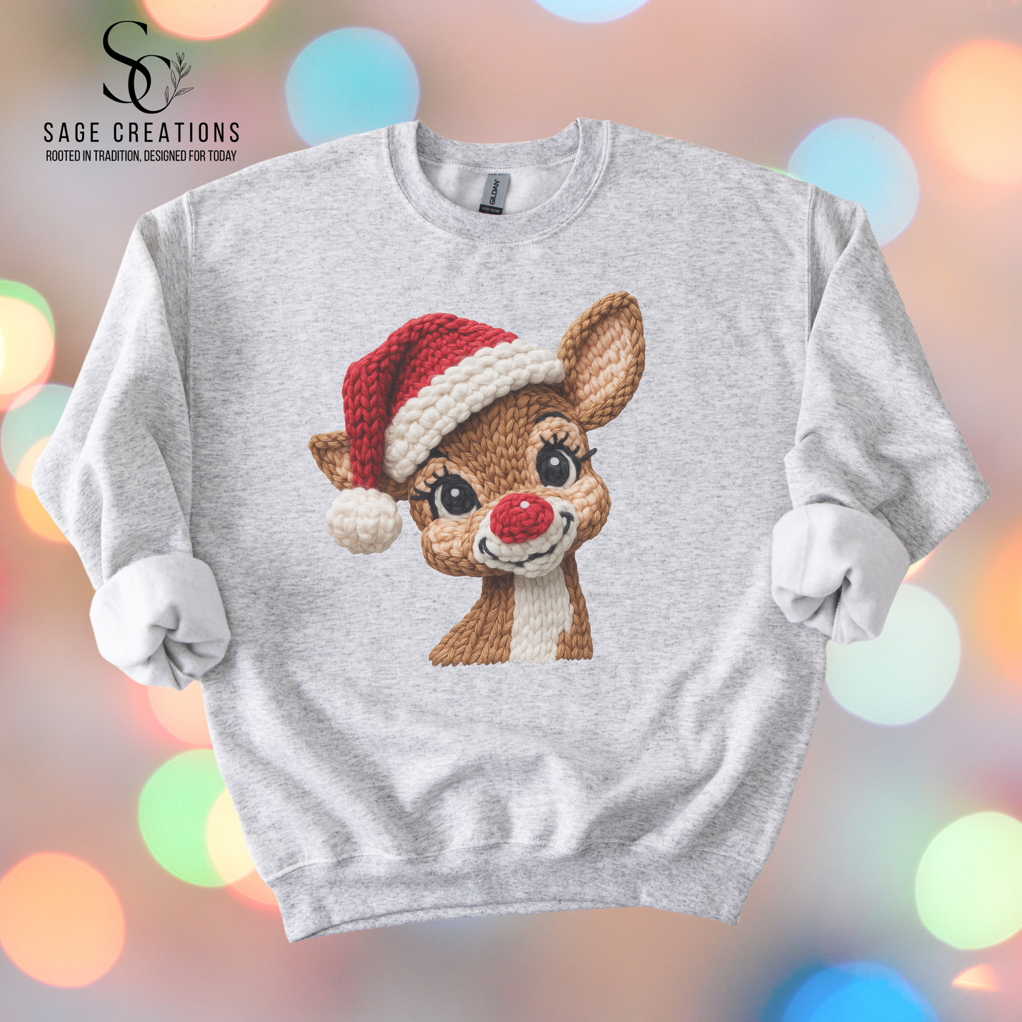 Faux Crochet Snowman/Reindeer