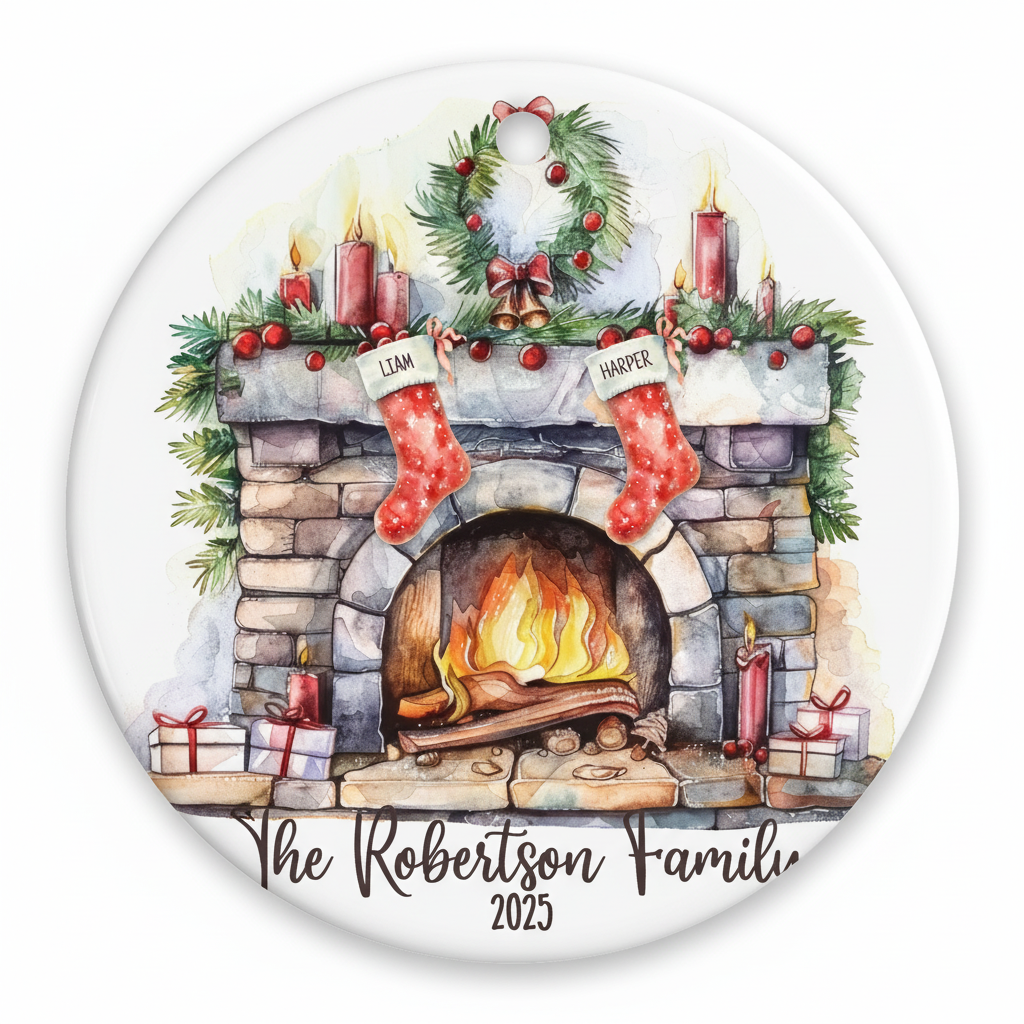 Family Stockings - Ornament