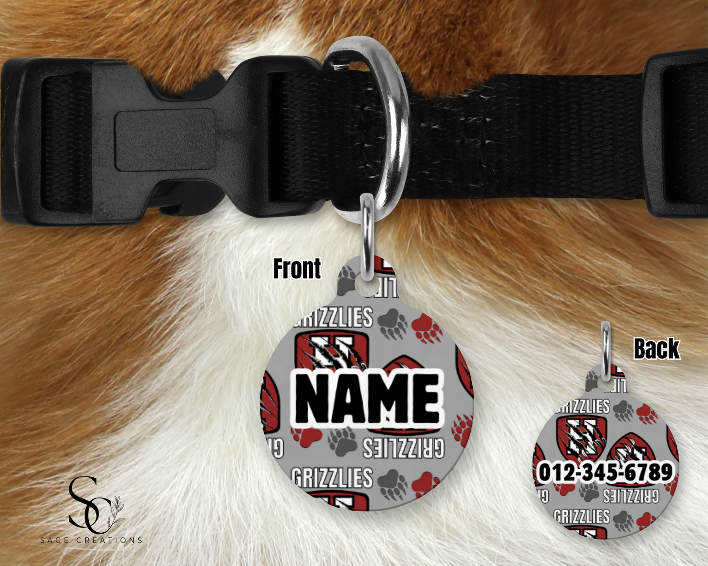 Round Pet Tags