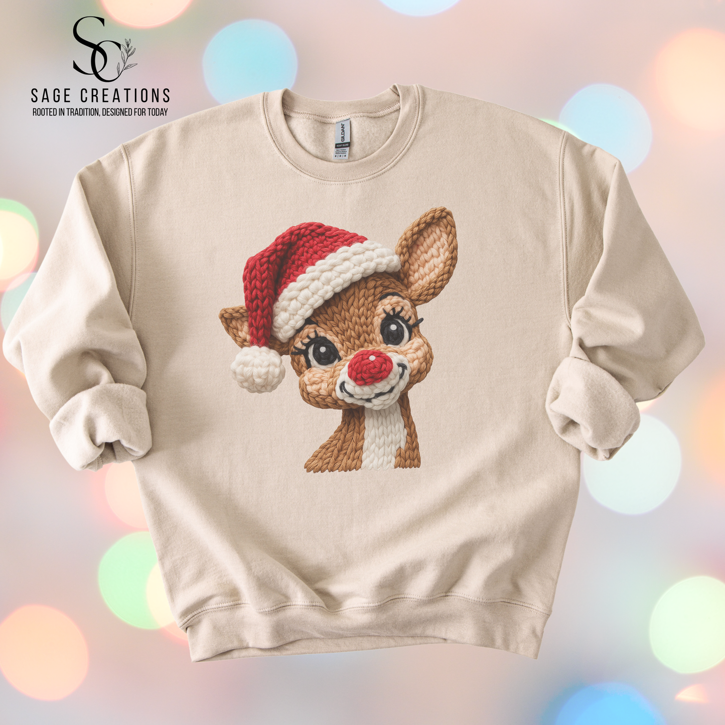 Faux Crochet Snowman/Reindeer