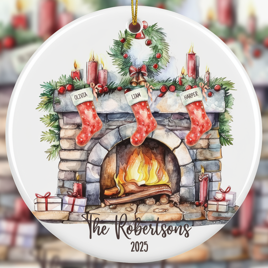 Family Stockings - Ornament