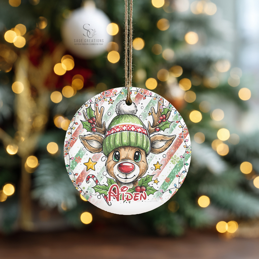 Reindeer Names - Ornament