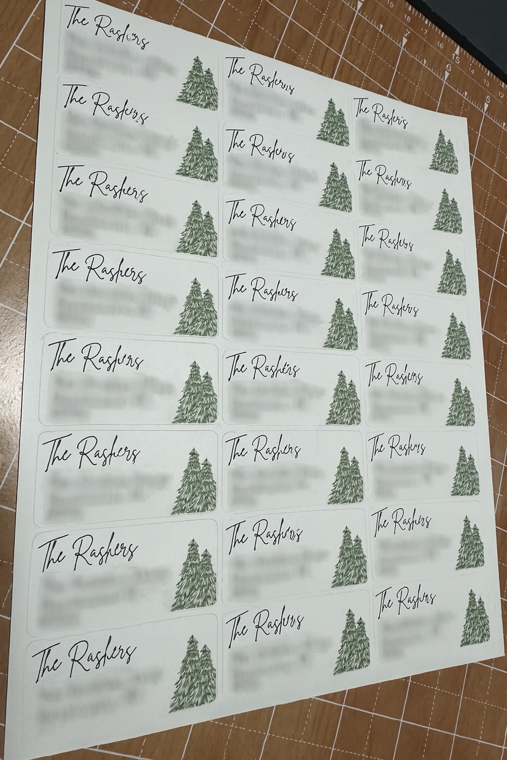 Return Address Labels