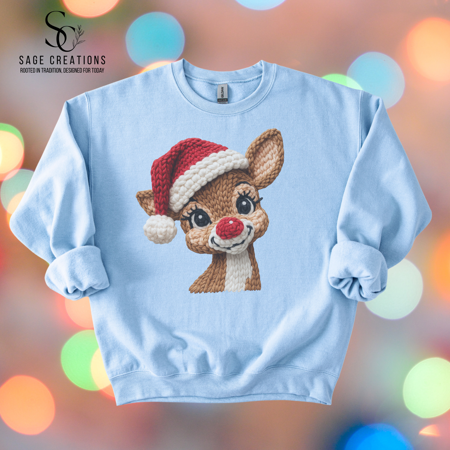 Faux Crochet Snowman/Reindeer