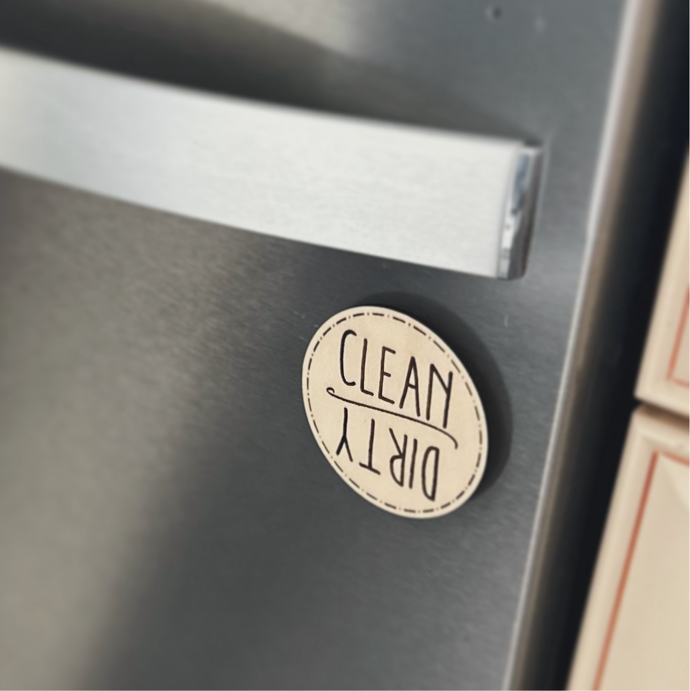 CLEAN/DIRTY Dishwasher Magnet