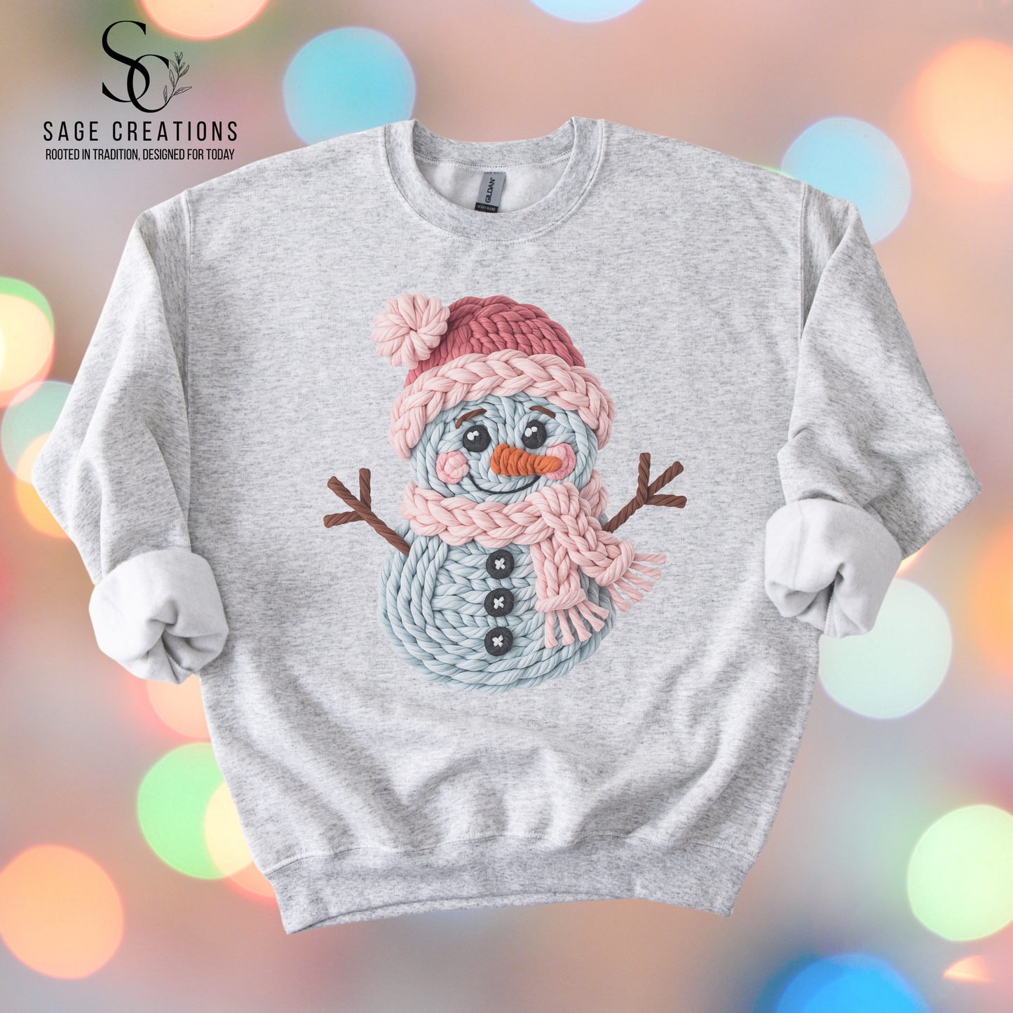 Faux Crochet Snowman/Reindeer