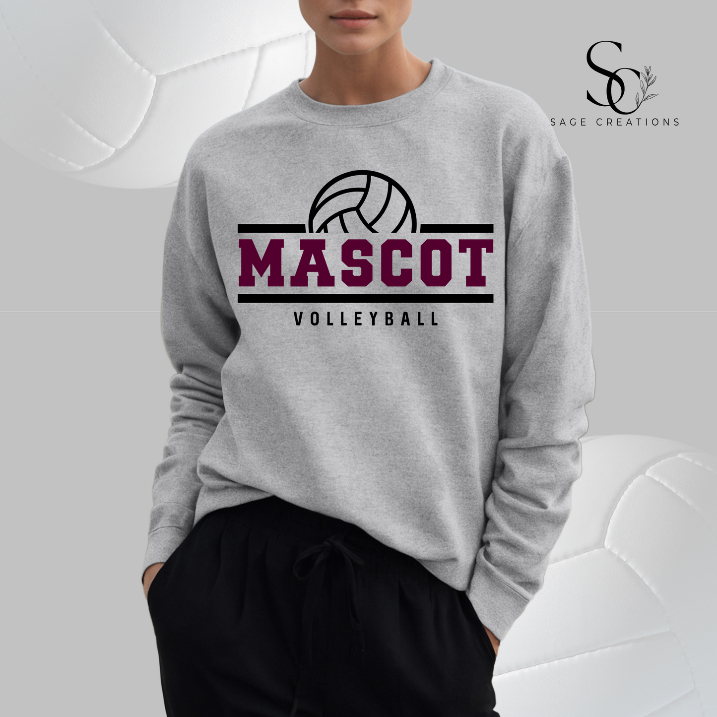 Mascot - volleyball