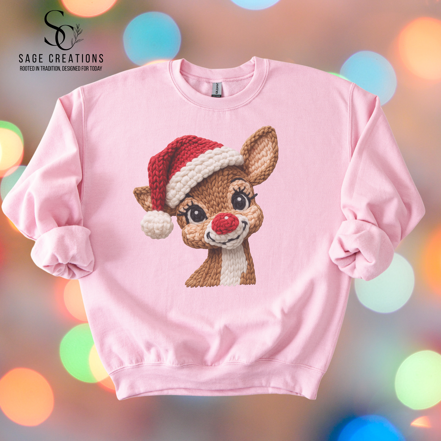 Faux Crochet Snowman/Reindeer