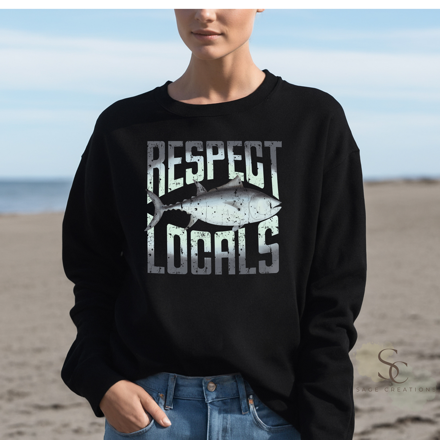 Respect Locals - TUNA muted - FULL FRONT