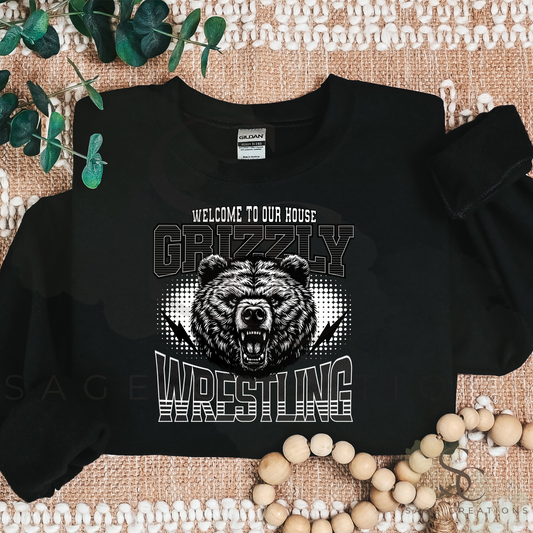 Grizzly Wrestling - welcome to our house