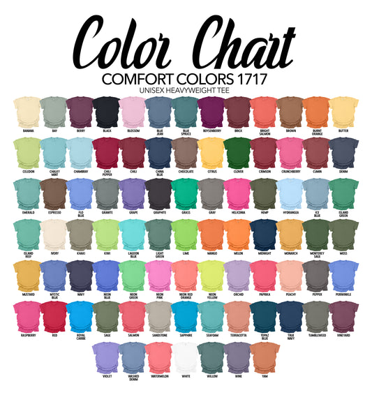 Comfort Colors (additional cost)