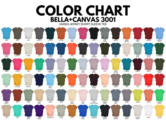 Solid Bella & Canvas (Colors)