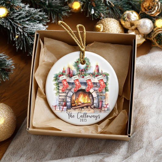 Family Stockings - Ornament