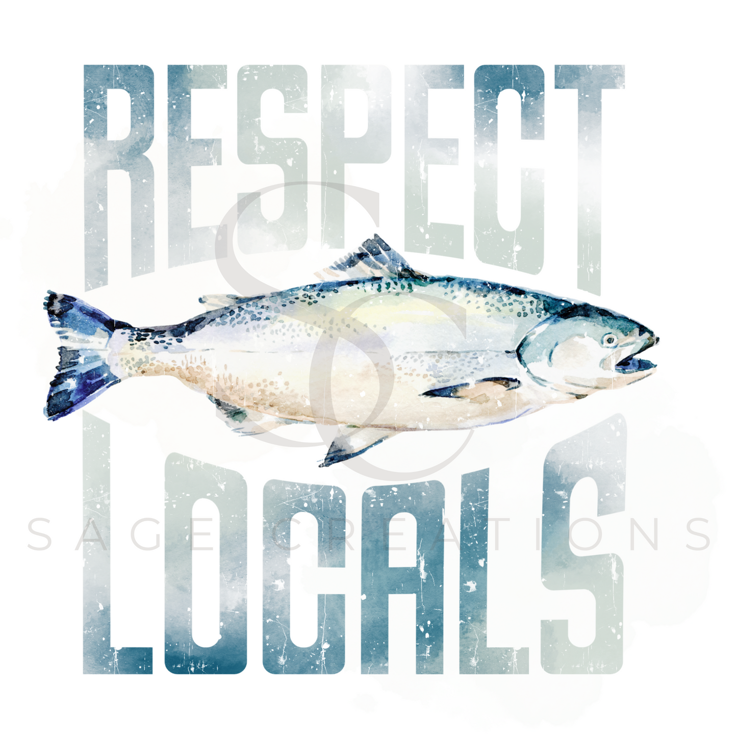 Salmon (muted) - RL - Front and Back