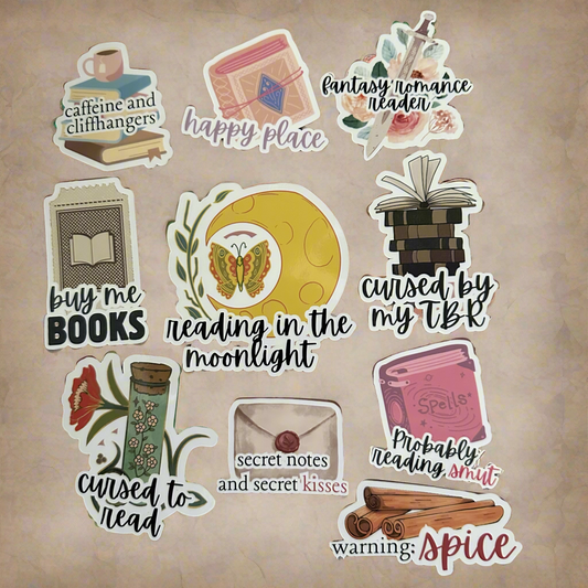 Cursed to Read Sticker Bundle