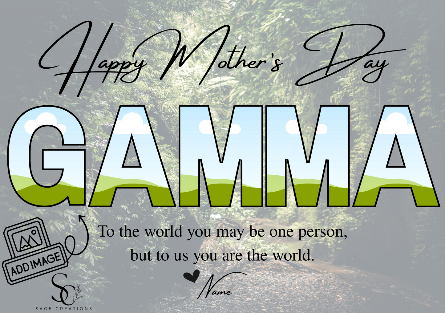 Glass Cutting Board - Mothers Day