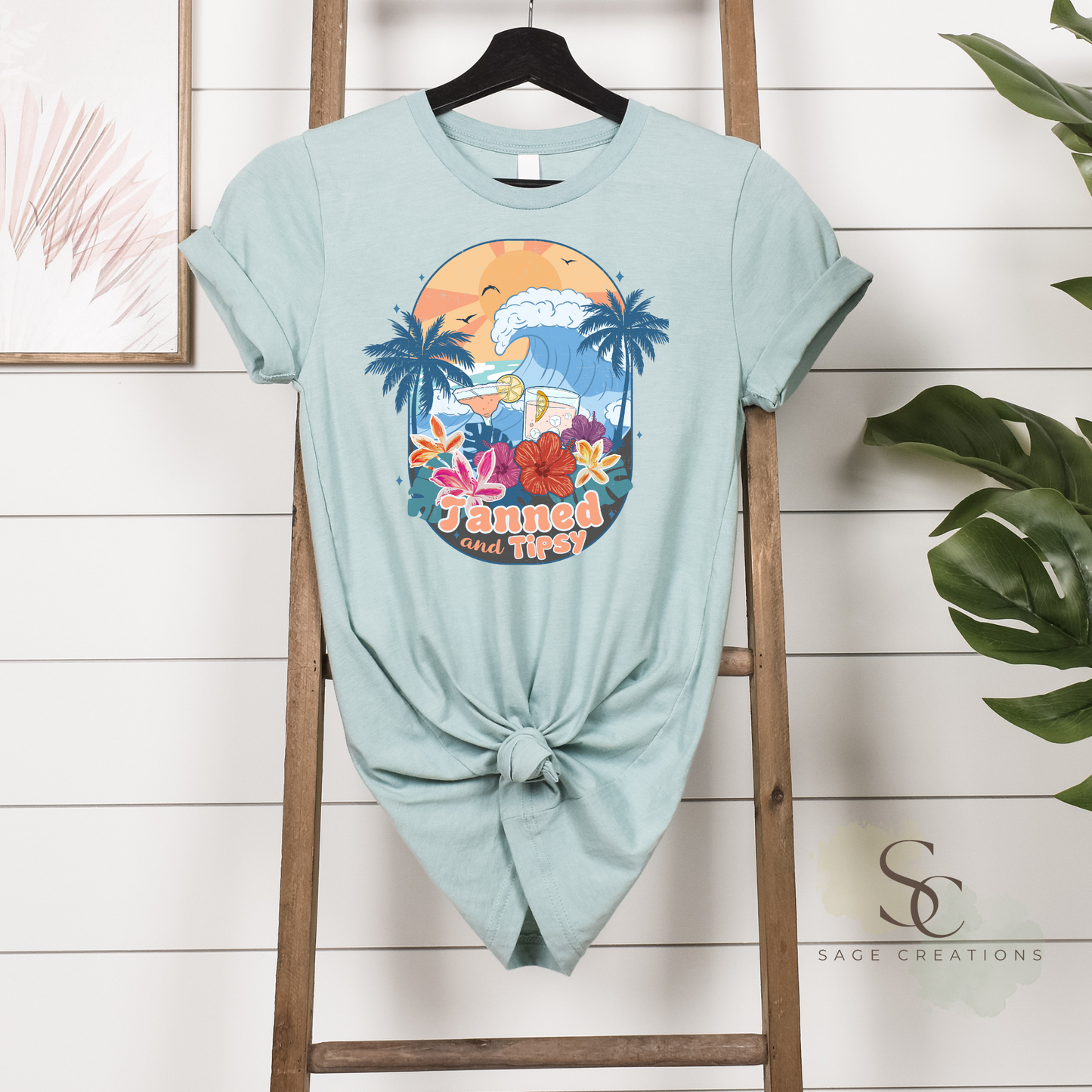 Tanned and tipsy - Waves