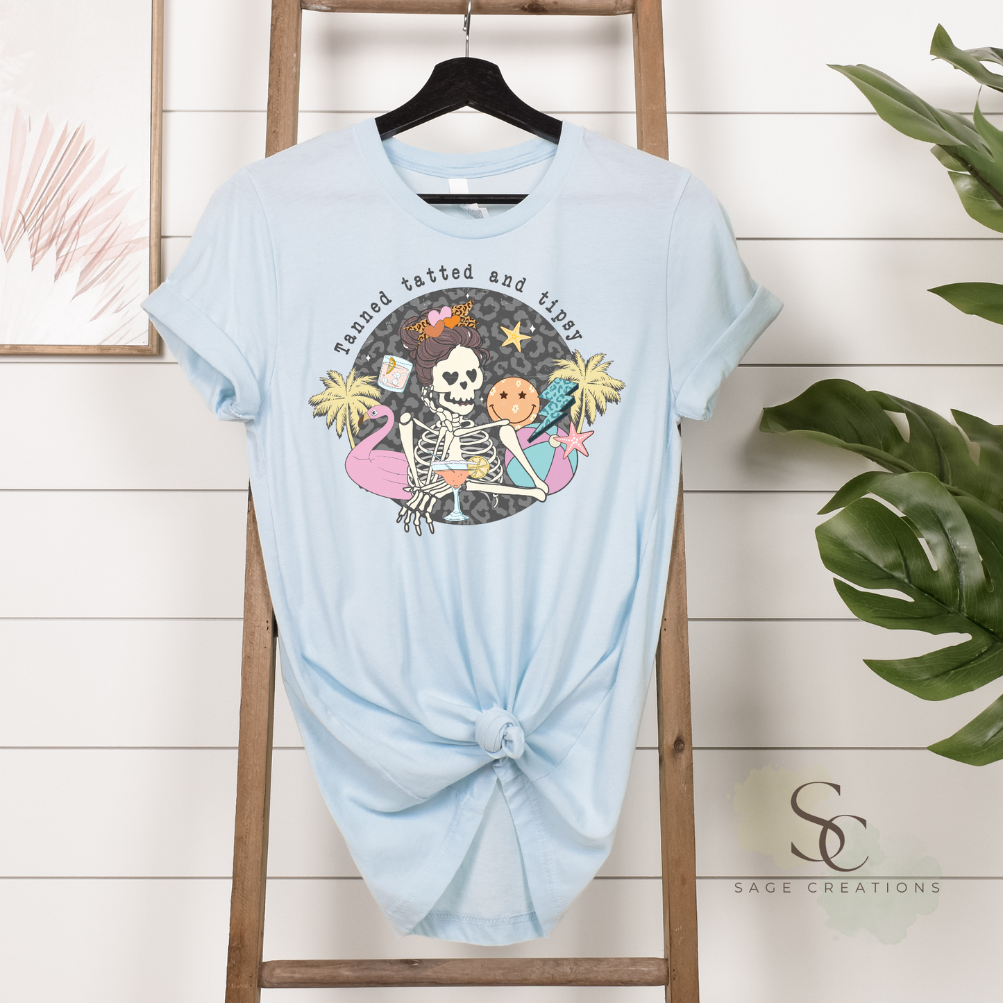 Tanned tatted and tipsy