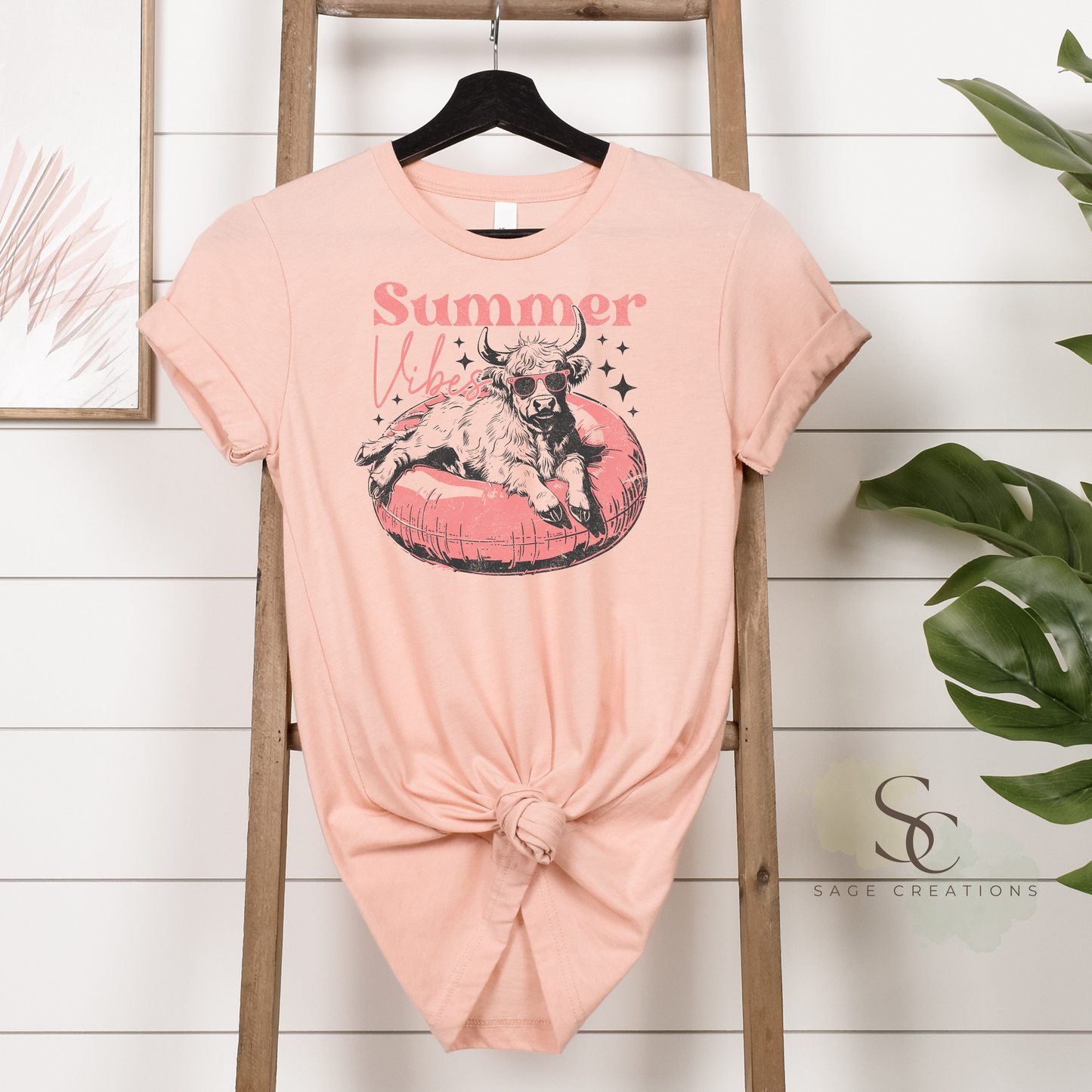 Summer Vibes - Highland Cow