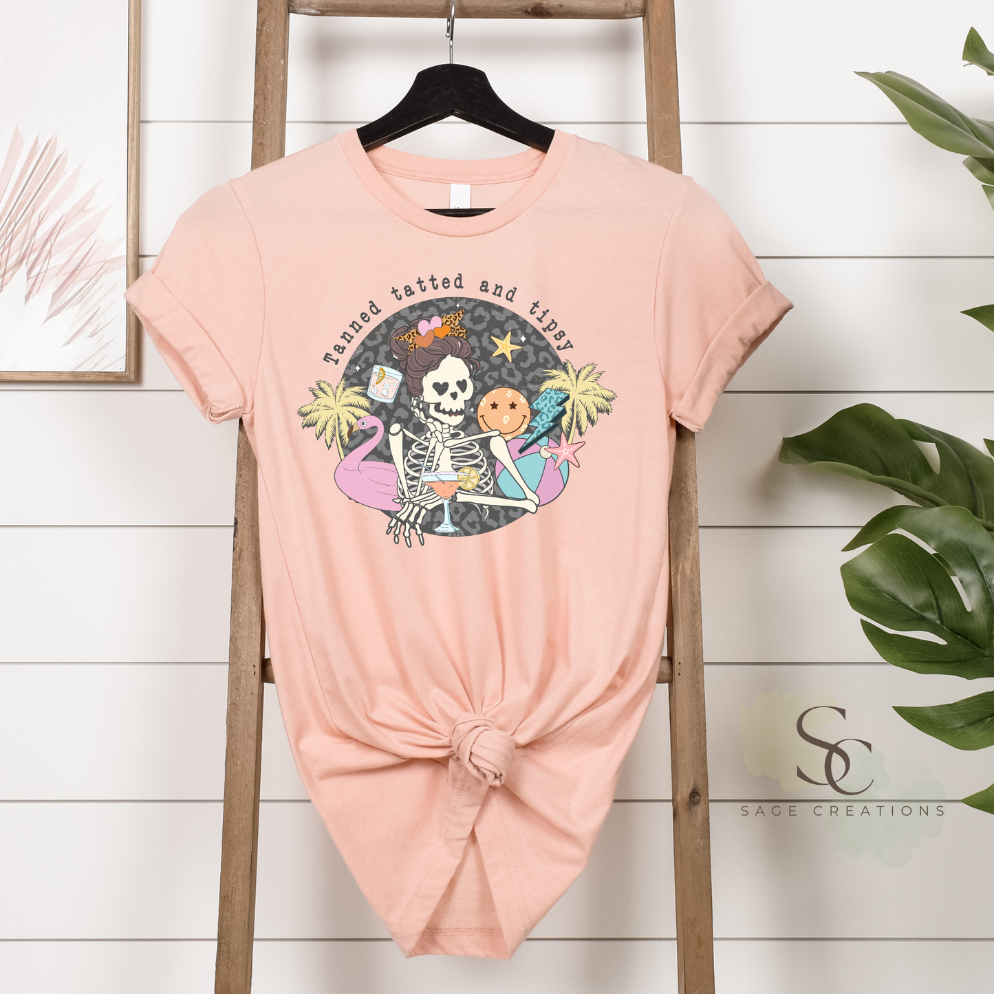 Tanned tatted and tipsy