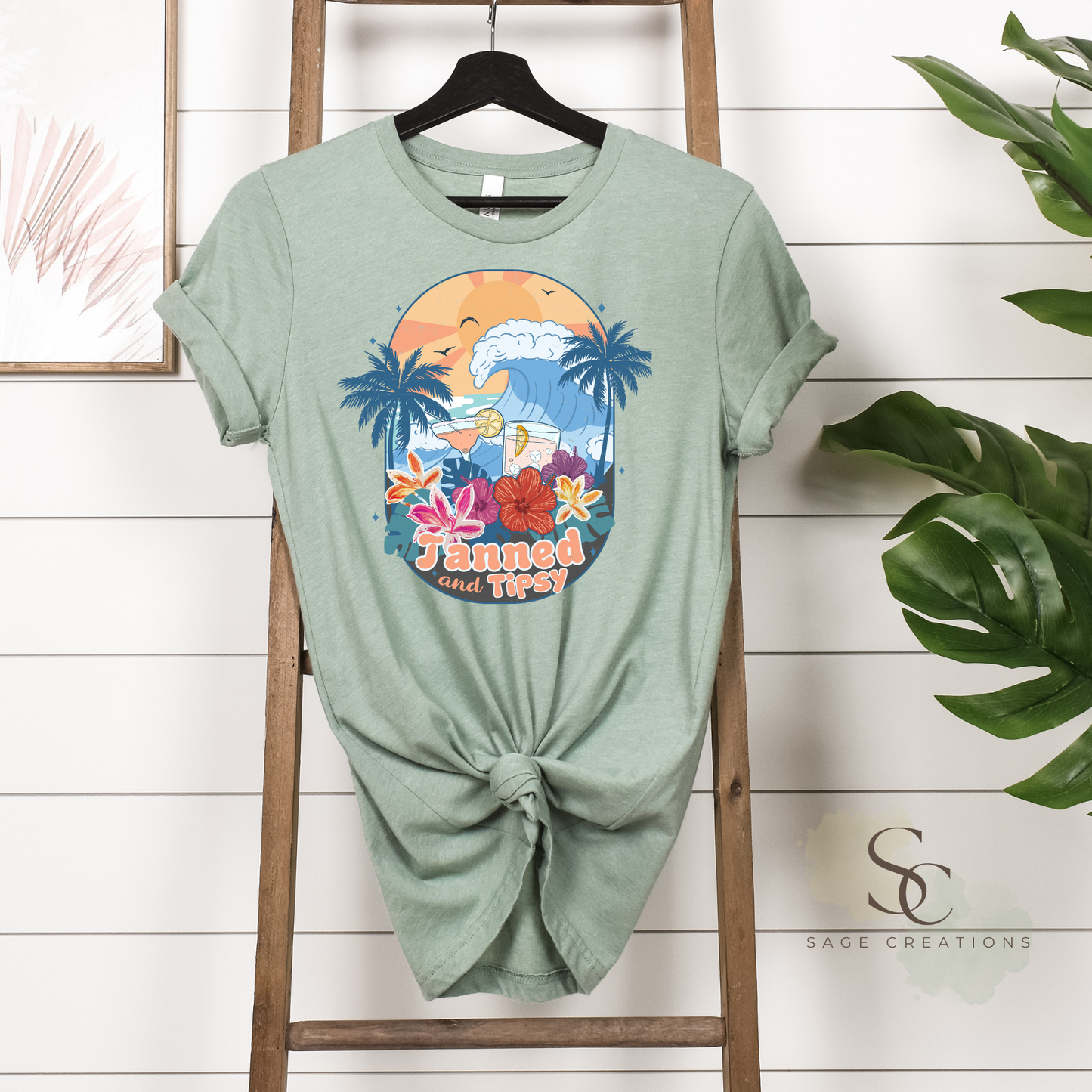 Tanned and tipsy - Waves