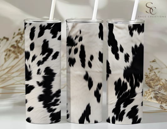 B&W Cowhide