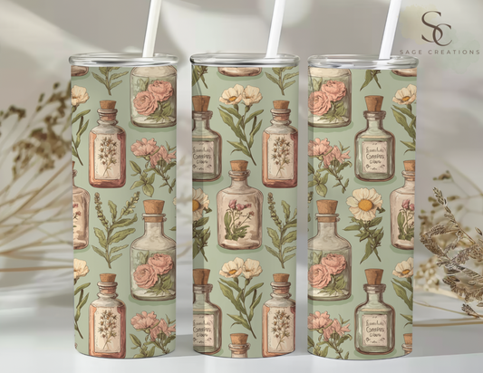 Floral Bottles