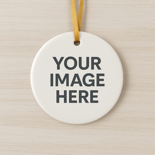 Custom Image 3” round ornament
