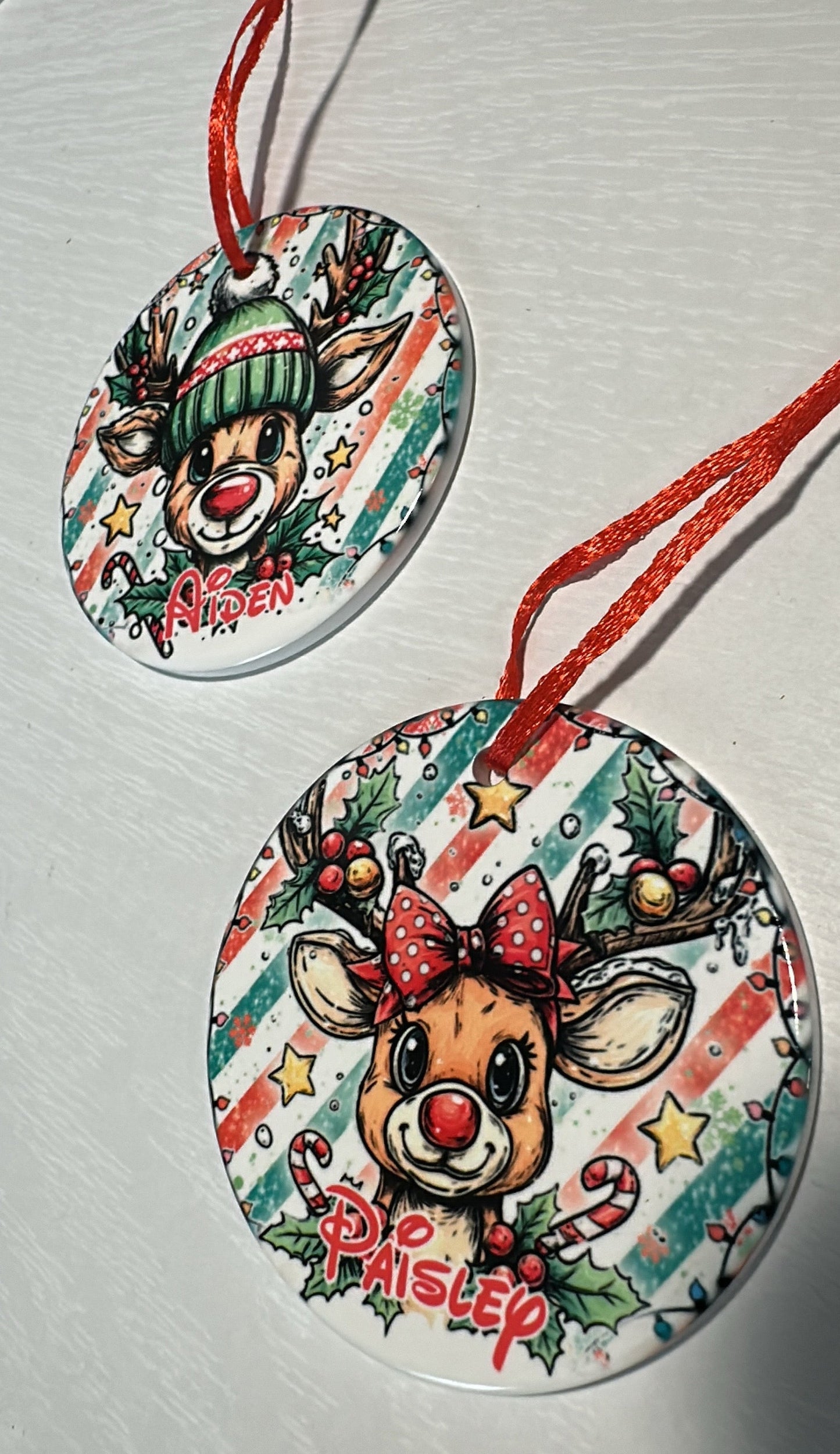 Reindeer Names - Ornament