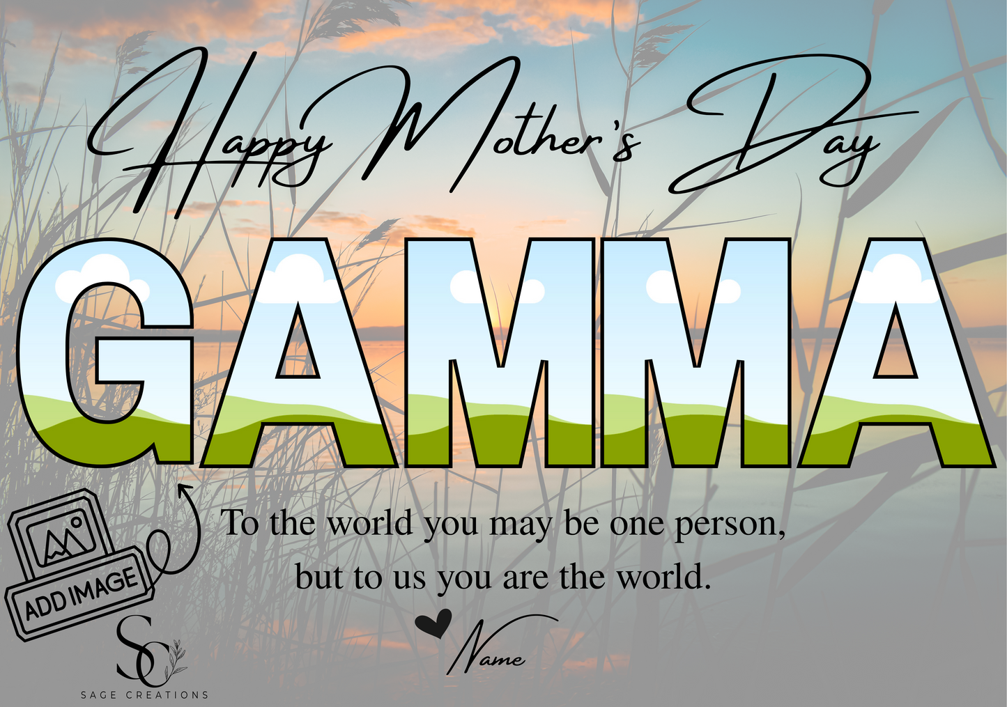 Glass Cutting Board - Mothers Day