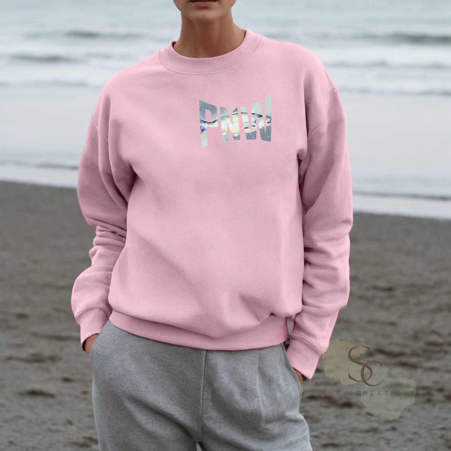 Salmon (muted) - RL - Front and Back