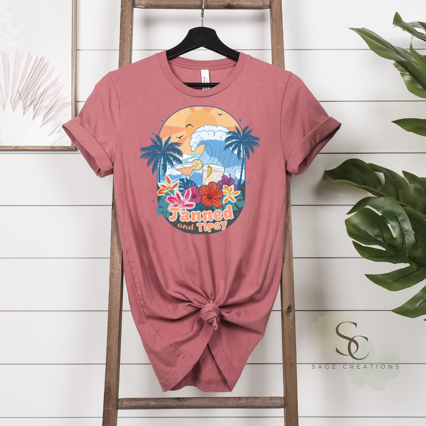 Tanned and tipsy - Waves