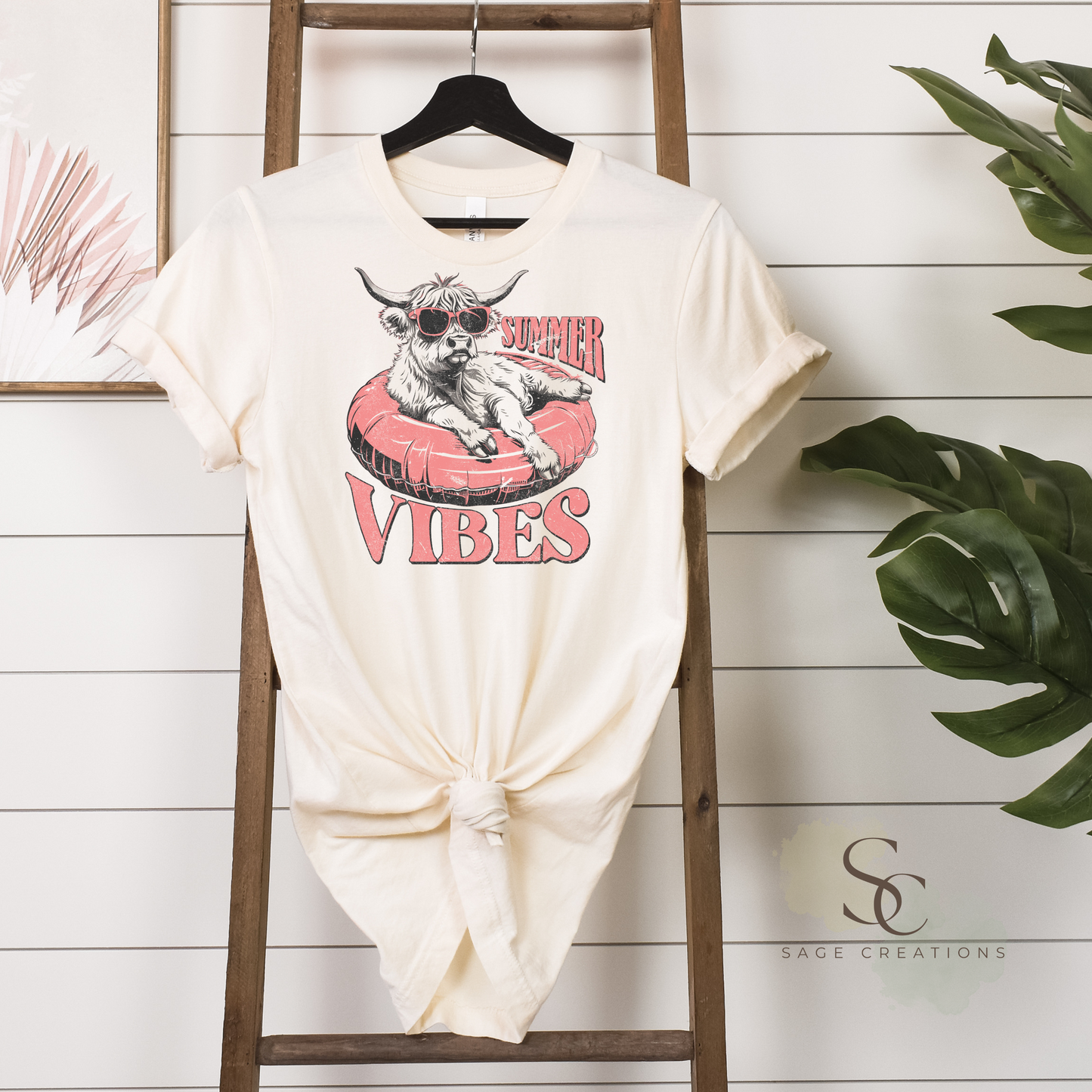 Summer Vibes - Highland Cow